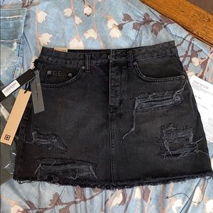 KSUBI MINI SKIRT BLACK SIZE 27